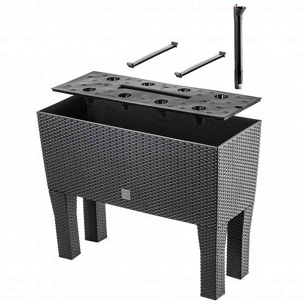 Květináč Na Nožičkách 60cm Vklad Antracit