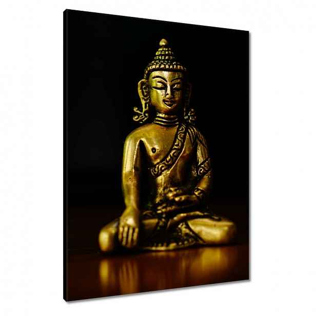 Obrazy 60x80 Zlatý Buddha Zlato