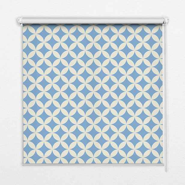 TULUP VNITŘNÍ roleta - okenní roleta - roleta - 60x140 cm - Modré hvězdy