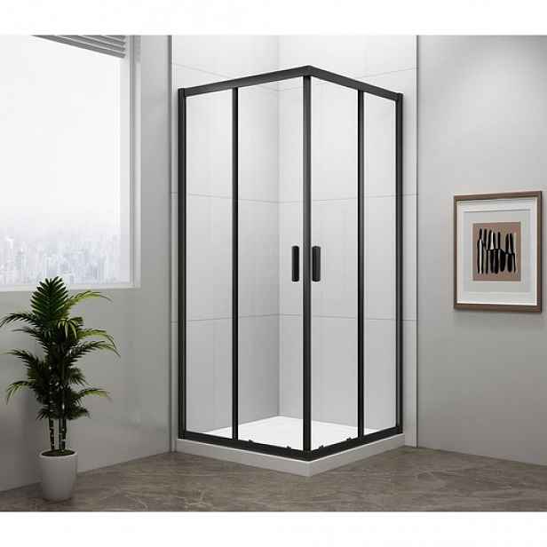Polysan Easy Black sprchový kout čtverec 90x90 cm EL5115B