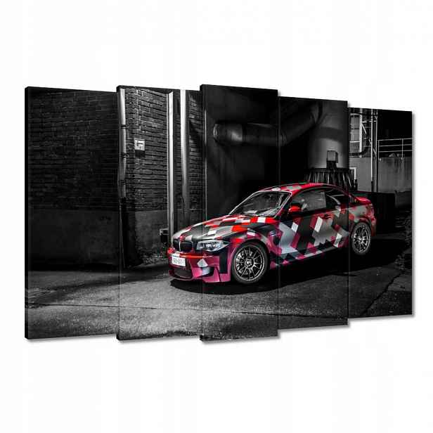 Obrazy 150x95 Červené Bmw