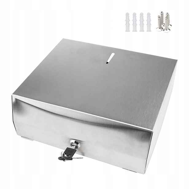 Zásobník Na Dávkovač Papírových Ručníků Pro Pokládku V Nebo 280X100X260 MM
