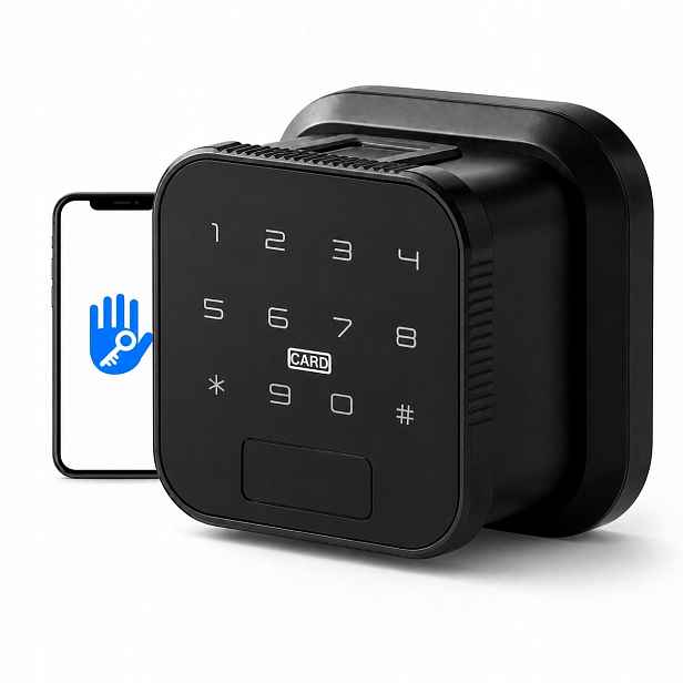 Elektronická klika Otočný knoflík Ttlock Otisk prstu Pin kód Rfid