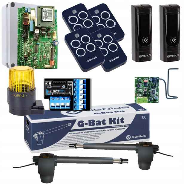 Genius G-BAT400+ Modul WiFi Lampa+ Pilot 4ks pohon dvoukřídlé brány