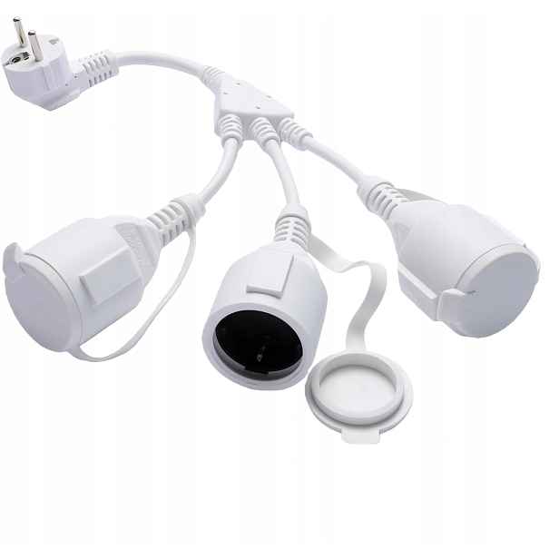 Prodlužovací Kabel S 3 Zásuvkami IP44 16A 3680W