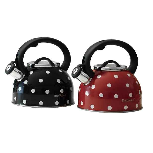 PROHOME - Čajník 2,5l pískací různé barvy, výška 21cm