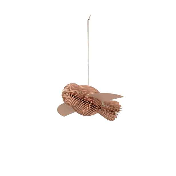 Závěsná vánoční ozdoba Broste BIRD - růžová