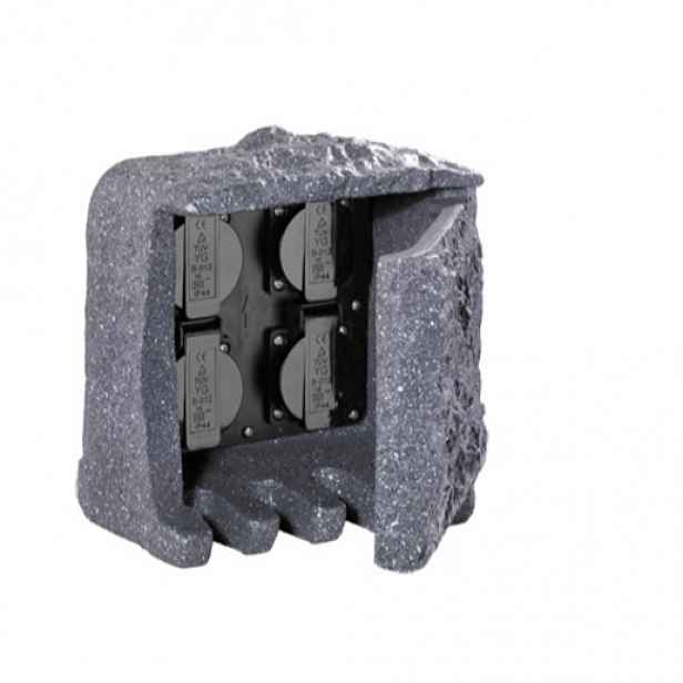 Trio Garden Socket zahradní zásuvka šedá 9962-11 TR9962-11