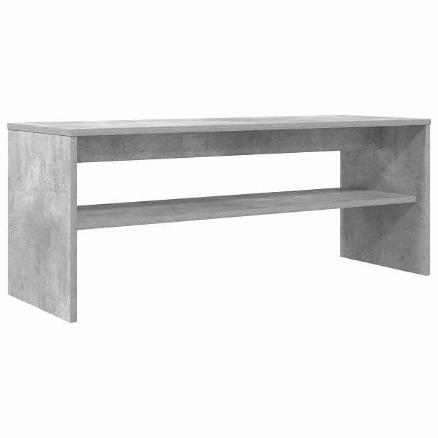 vidaXL Televizní skříň 100 x 35 x 40 cm Betonově šedá Kompozitní dřevo