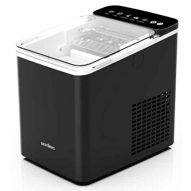 Výrobník ledu BestBerg BBCM-11 / 150 W / 12 kg/24 hod. / černá