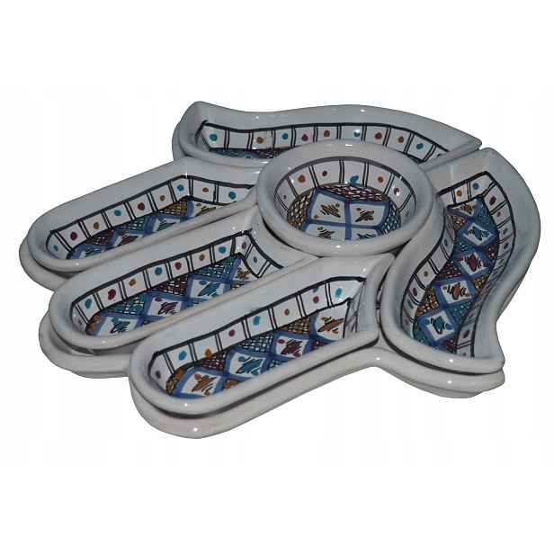 Meze Set pro Mezze Meze Fatima Maroko Tunisko Hamsa