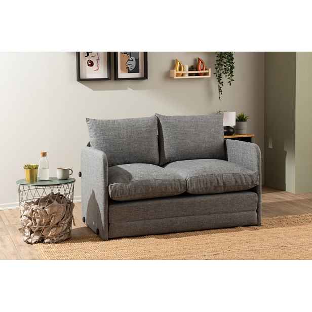 Dvoumístná rozkládací pohovka Saga 2-Seater - Light Grey