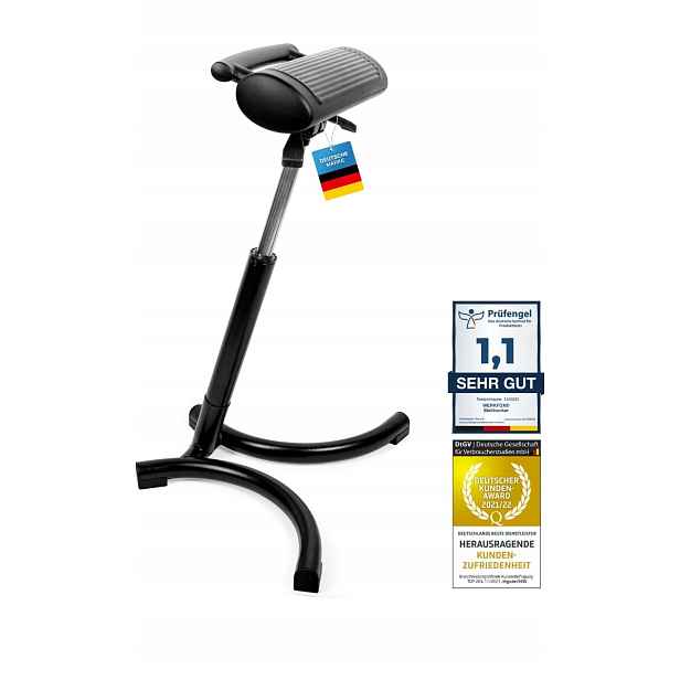 Ergonomická dílenská stolička s nastavitelným sedákem Werkfox