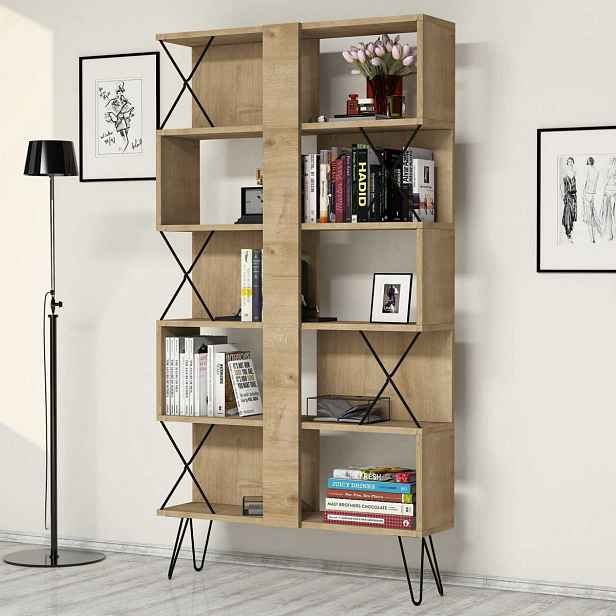 Kalune Design Knihovna Extra dub castello medový