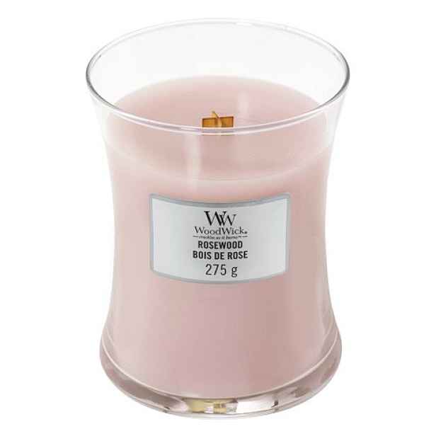 WoodWick střední svíčka Rosewood 275 g