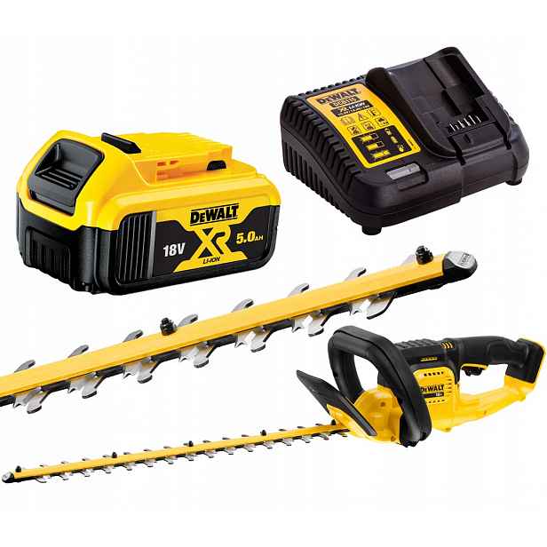 Nůžky na živý plot 18V 1x5Ah DeWALT DCMHT563P1