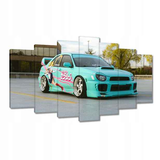 Obrazy 140x80 Tyrkysová Fura Sport Car