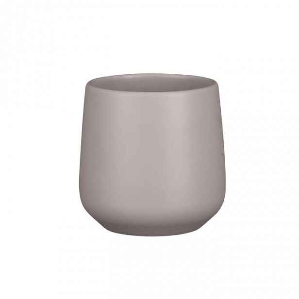 Obal kulatý keramický AMBER matný taupe 8cm