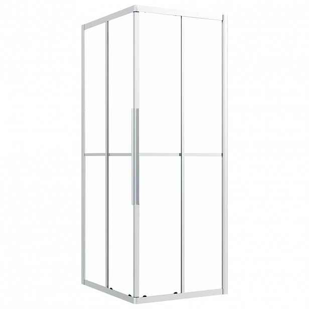 vidaXL Sprchový kout mléčné ESG 90 x 70 x 180 cm