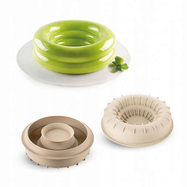 Silikonová forma Silikomart 3D – kulatá forma na koláče a dezerty 22 cm