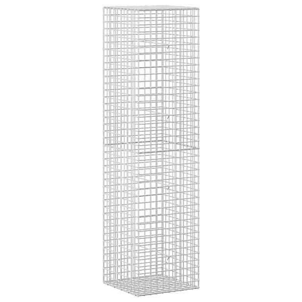 vidaXL Gabion s drátem 3,5 mm a síťkou 5x5 cm 50x50x200 cm