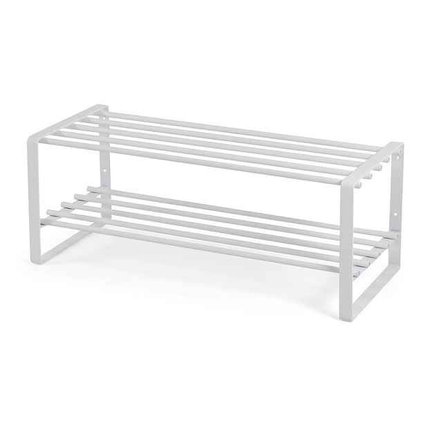 Bílý kovový botník 70x29x27 cm Rex – Spinder Design