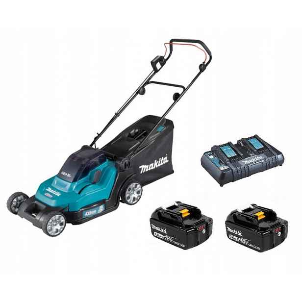 Makita DLM432PT2 Akumulátorová sekačka 2x5Ah 43 cm