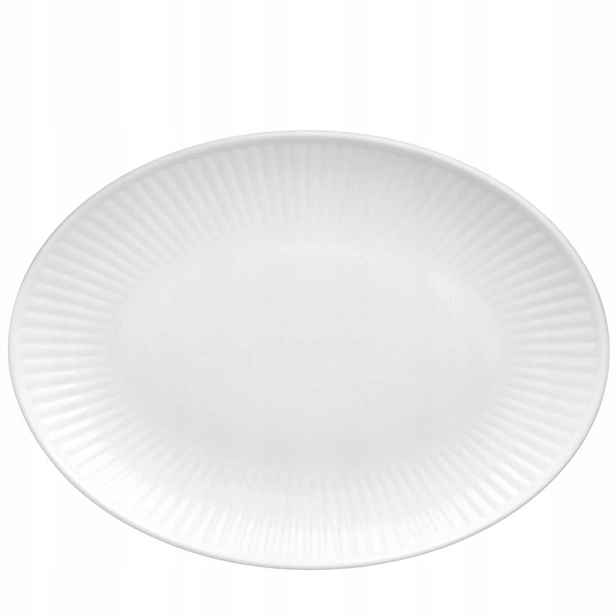 Talíř oválný 33 cm Jiřina White Chodzież