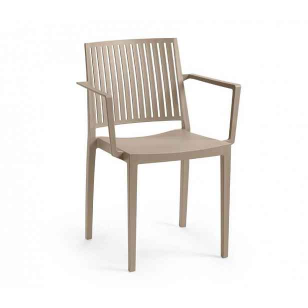 Zahradní křeslo BARS ARMCHAIR - taupe