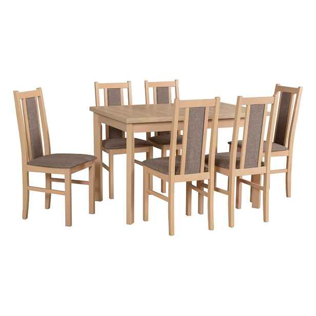 Jídelní set STRAKOŠ 1+6 MA V-P a B XIV