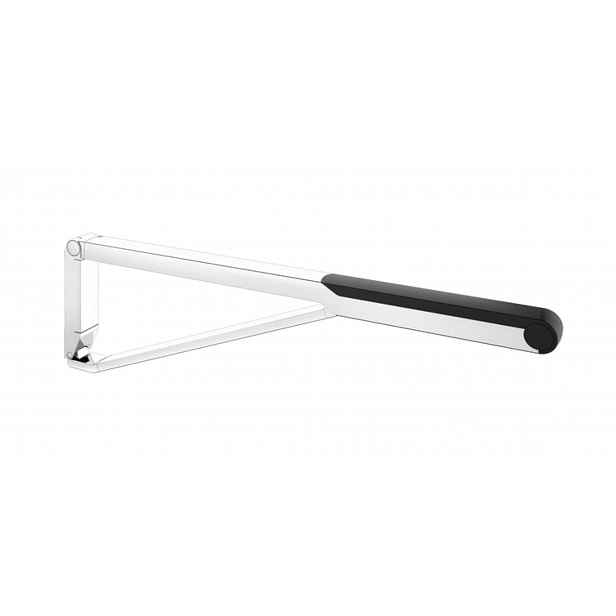 Keuco Axess - Madlo, délka 85 cm, sklopné, chrom/černá 35003010837