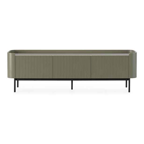 Zelený TV stolek 180x55x40 cm Willa – MOME