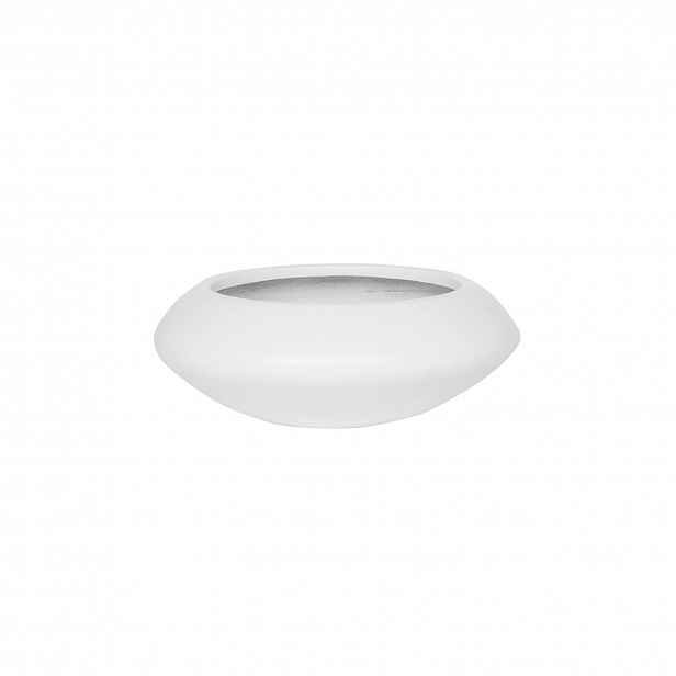 Květináč Tara, barva matná bílá, více velikostí - PotteryPots Velikost: XS - v. 12 cm, ⌀ 30 cm