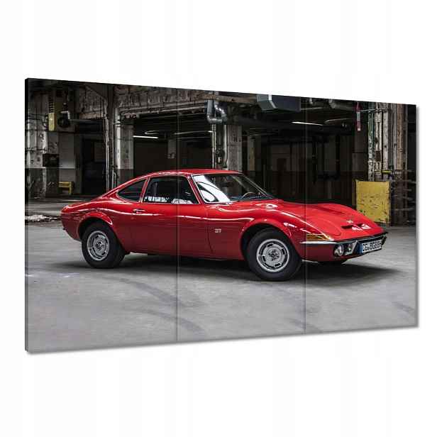 Obrazy 120x80 Červený klasik Opel Gt
