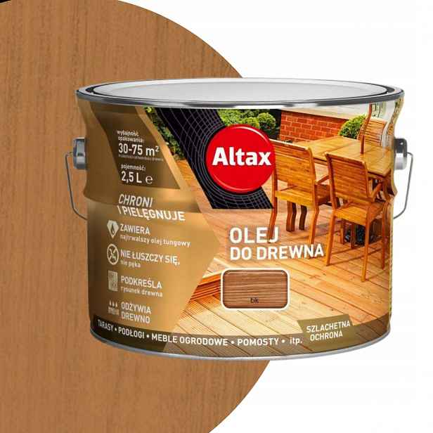 Altax Olej na dřevo 2,5L Tik