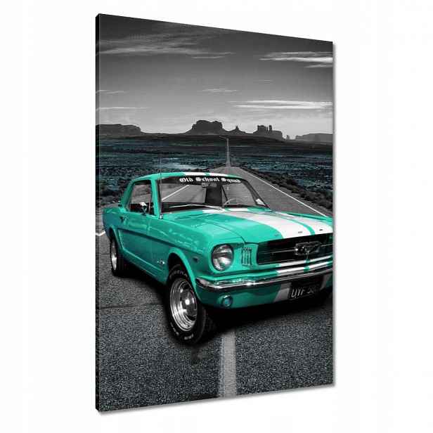 Obrazy 70x100 Tyrkysové auto Ford