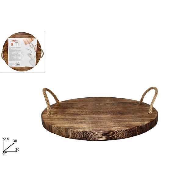 PROHOME - Prkénko dřevo kulaté 30cm