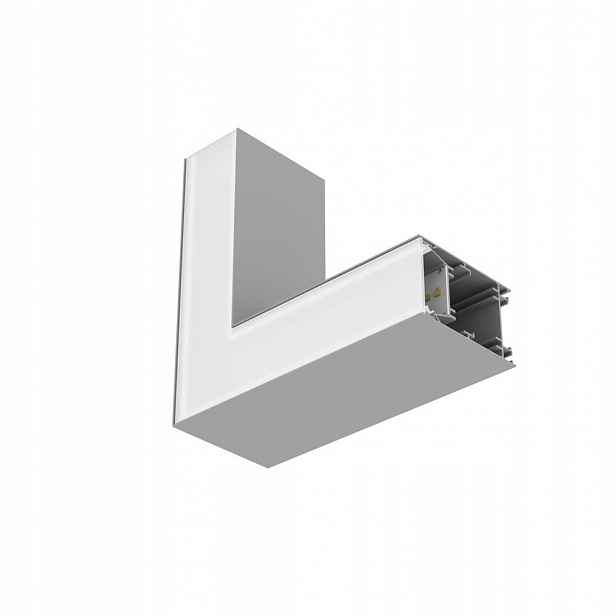 Spojka pro lineární svítidla 6.9W 910lm Cct Tvar L Úhlová Šedá Kancelář
