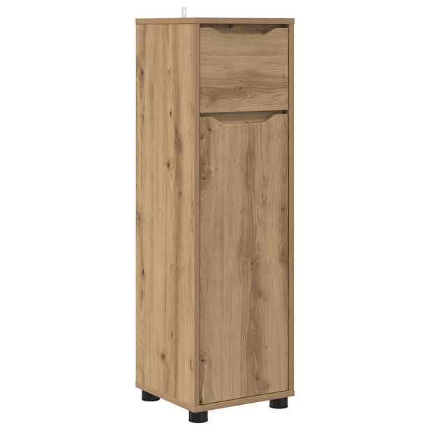 vidaXL Koupelnová skříň Artisanový dub 30,5 x 30 x 101 cm