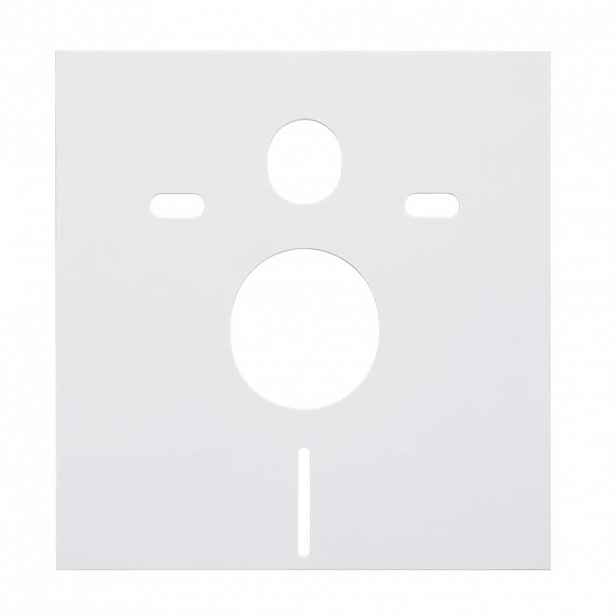 Zvukoizolační podložka pro WC závěsné - bílá - 42x39 cm