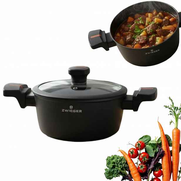 Zwieger Red Line Hrnec s poklicí z hliníku TitanEX Indukce 18 cm 1,8 l
