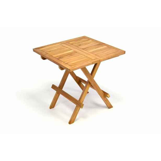 Divero 34944 Zahradní dřevěný skládací stolek  výška 50 cm