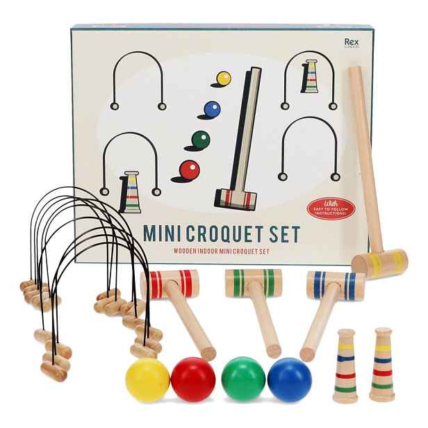 Stolní kroket Mini Croquet Set – Rex London