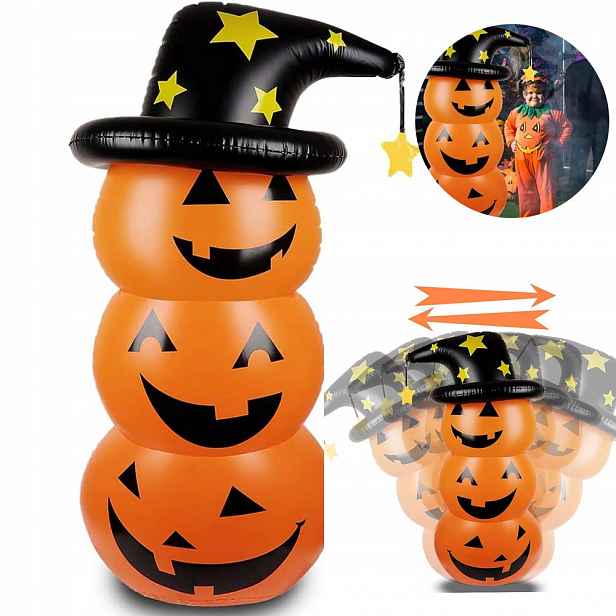 140 CM Dýňová Dýně Na Halloween Velká Ozdoba Velká Dýně Halloween