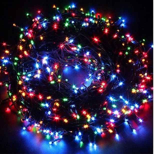 Vánoční Osvětlení Na Stromeček 500 Led Spojovací Multicolor MIX