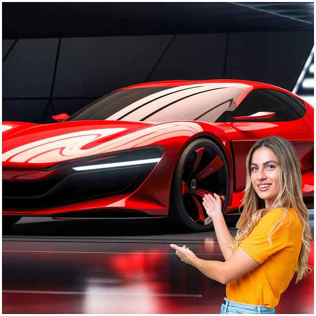 Fototapeta 3D Pro Mládež Auto Motocykl 392x280 DMSM23F