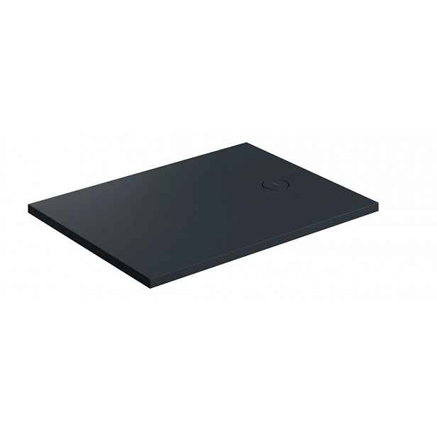 OMNIRES Aquarock M+ - Sprchová vanička 80x100 cm, matná černá AQUAROCK80-100BLV
