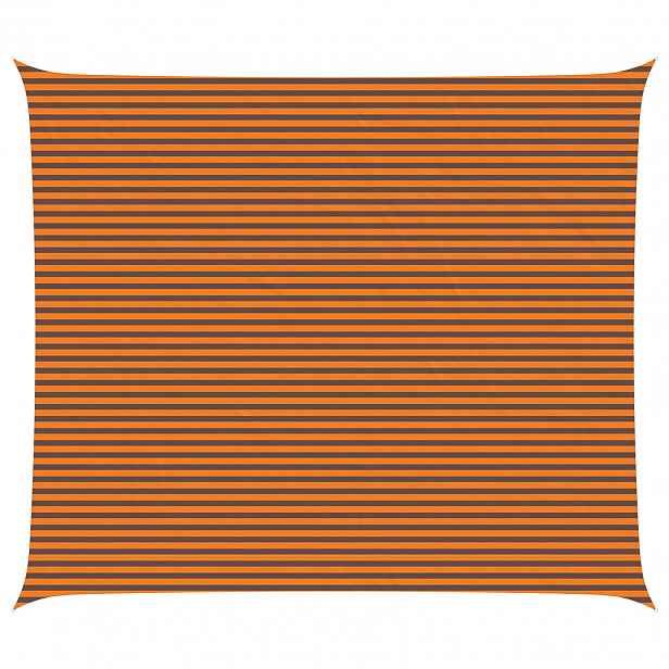 vidaXL Sluneční plachta Oranžová a hnědá 6 x 7 m 100% polyester Oxford