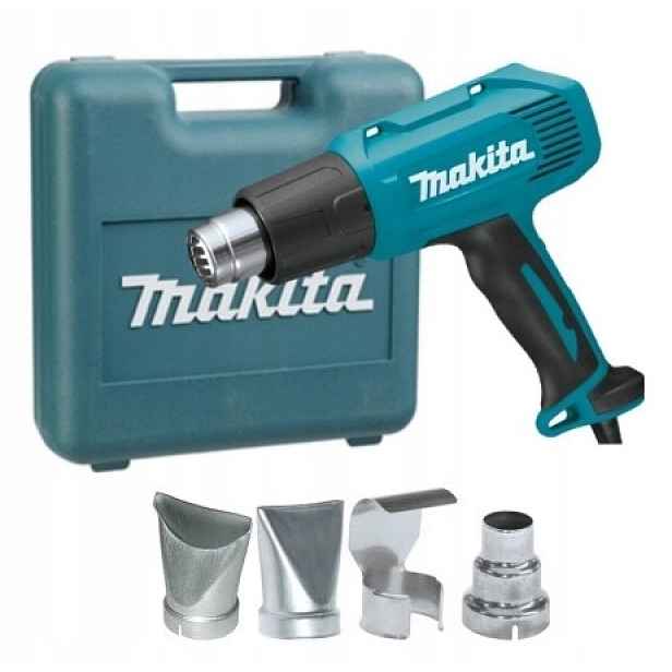 Horkovzdušná Pistole Makita HG6030K 1800W 4 Trysky Kufr