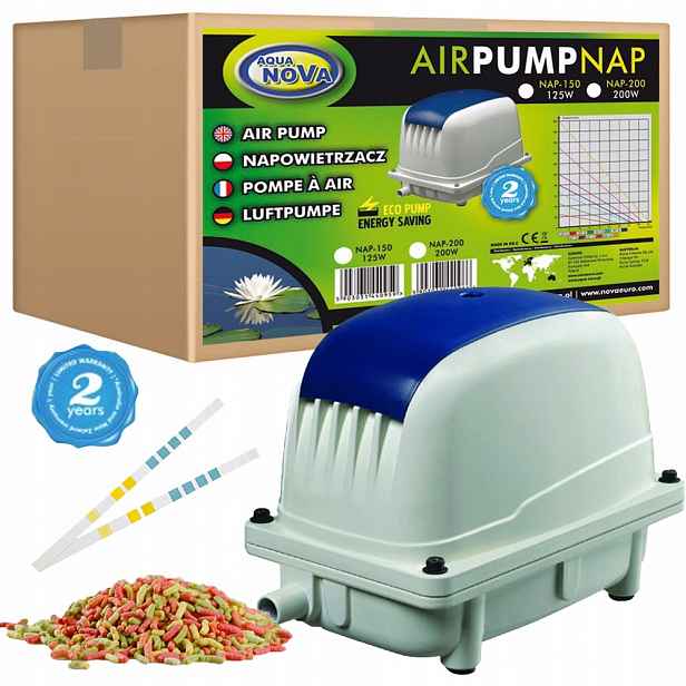 Provzdušňovač Čerpadla Do Jezírka Aqua Nova NAP-200 12000 L/h